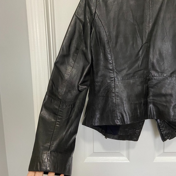 Bod and Christensen Leather Moto Jacket - Picture 15 of 15